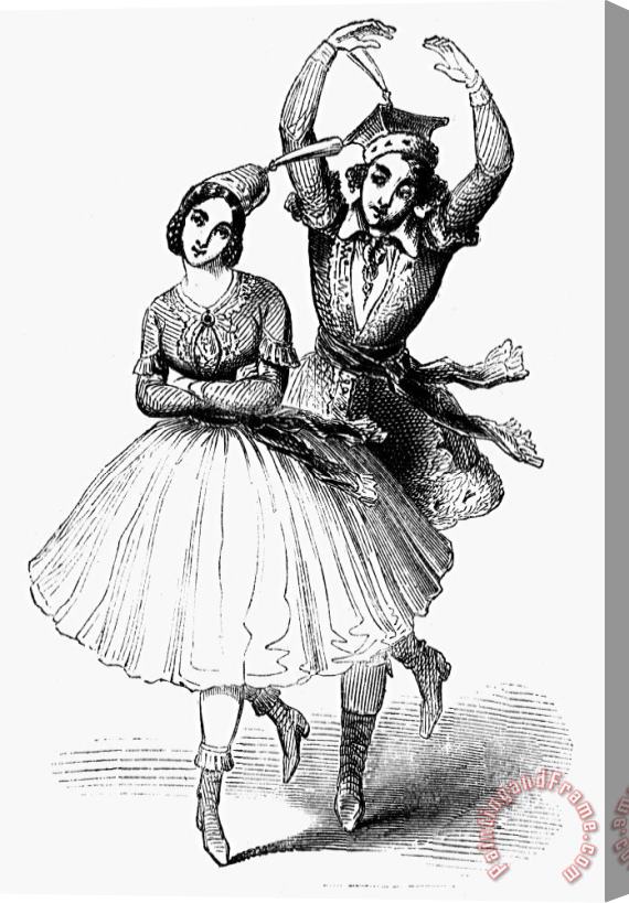 Others Dance: Polka, 1844 Stretched Canvas Print / Canvas Art
