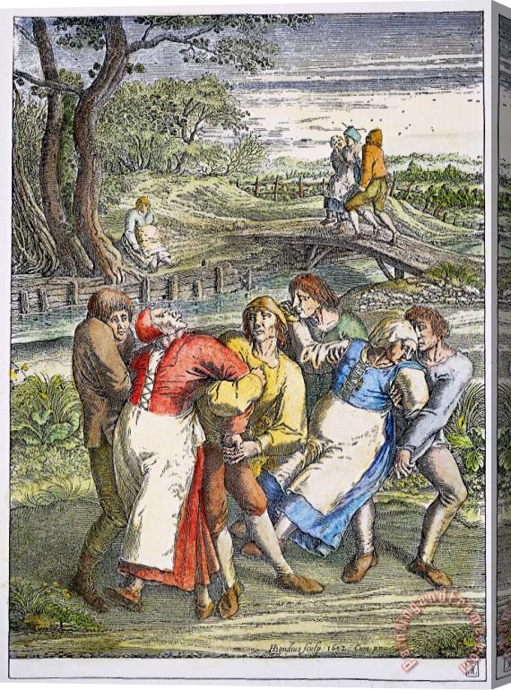 Others Dancing Mania, 1642 Stretched Canvas Painting / Canvas Art