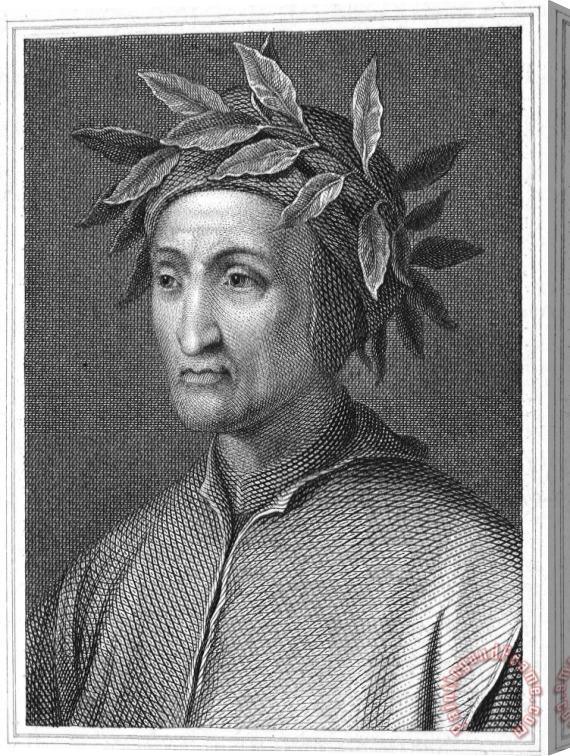 Others Dante Alighieri (1265-1321) Stretched Canvas Painting / Canvas Art