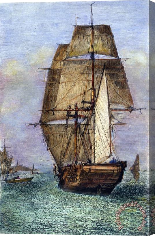 Others Darwin: Hms Beagle Stretched Canvas Painting / Canvas Art
