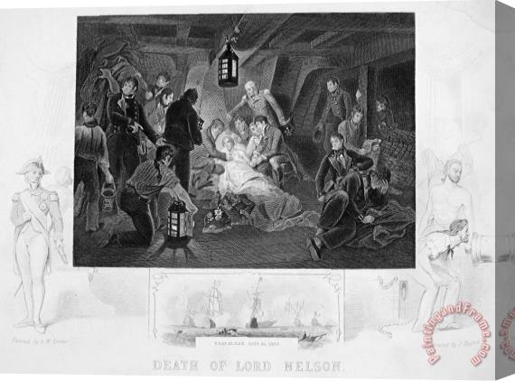 Others Death Of Nelson, 1805 Stretched Canvas Print / Canvas Art