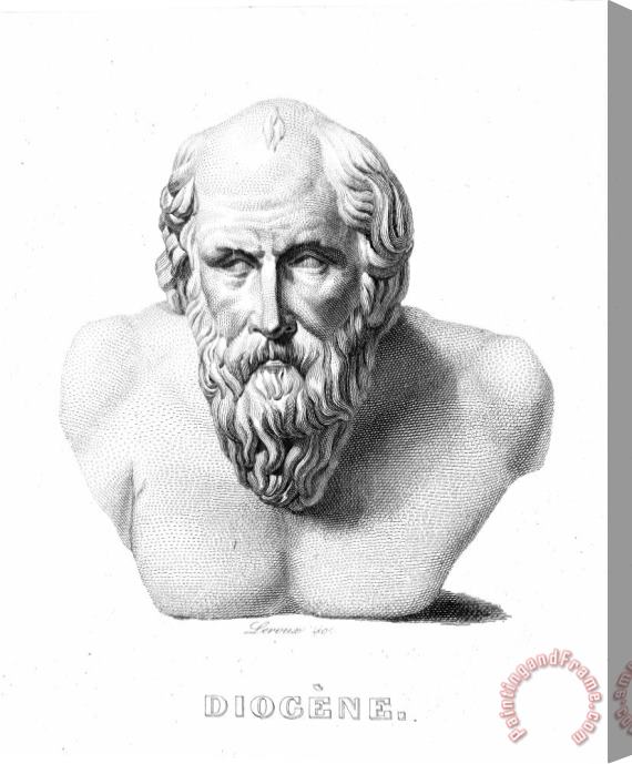Others DIOGENES (d. c320 B.C.) Stretched Canvas Print / Canvas Art