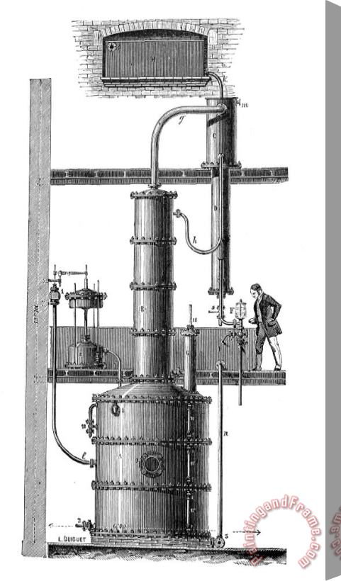 Others Distillation, 19th Century Stretched Canvas Print / Canvas Art