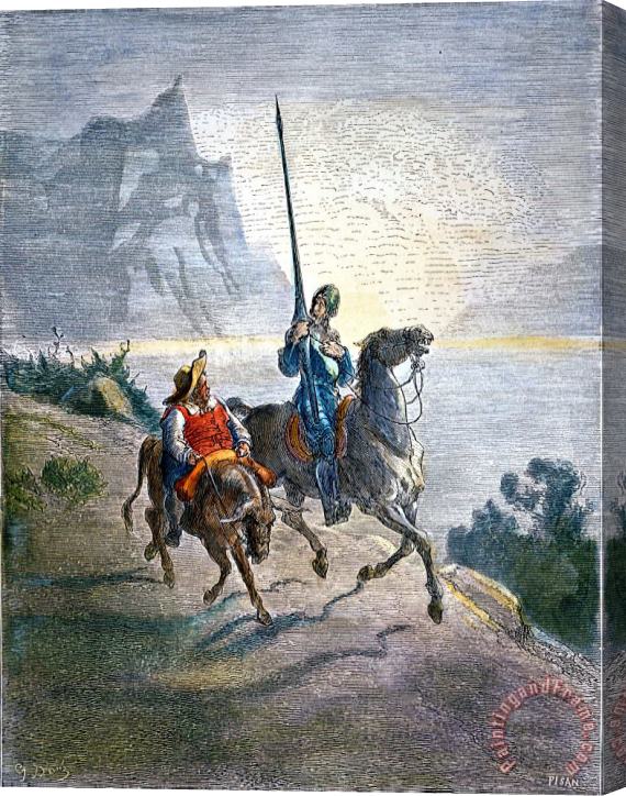 Others Don Quixote Stretched Canvas Painting / Canvas Art