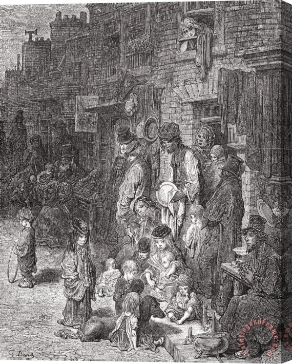 Others Dore: London, 1872 Stretched Canvas Print / Canvas Art