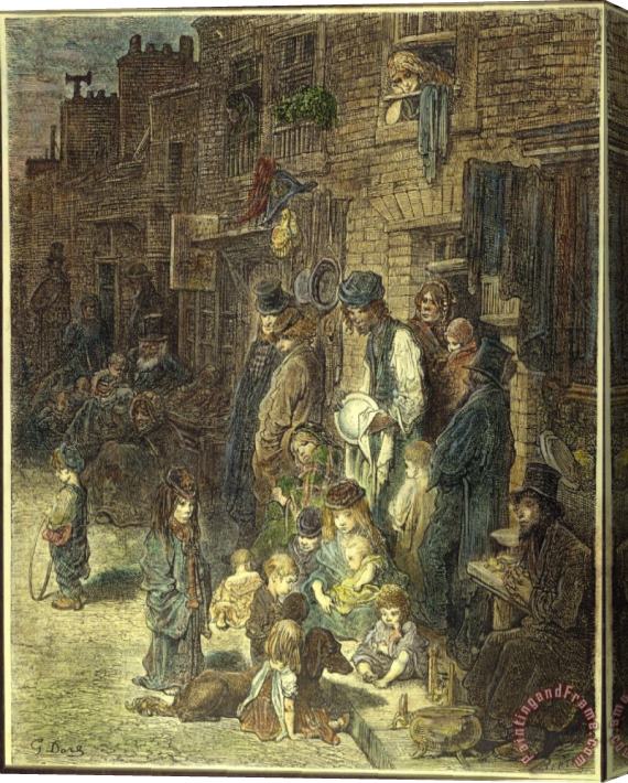 Others Dore: London, 1872 Stretched Canvas Painting / Canvas Art