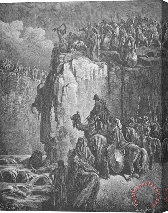 Others Dore: Prophets Of Baal Stretched Canvas Painting / Canvas Art