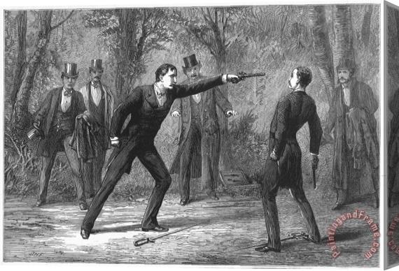 Others Duel, 1874 Stretched Canvas Painting / Canvas Art