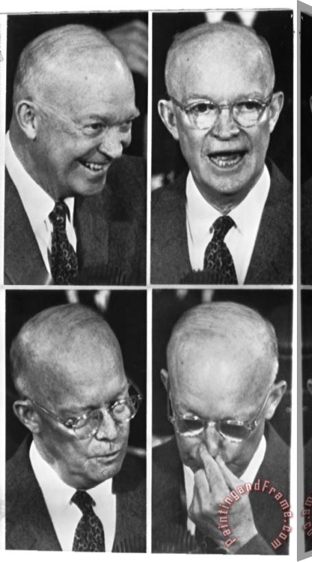 Others Dwight D. Eisenhower Stretched Canvas Print / Canvas Art