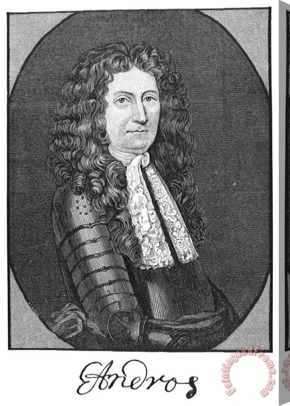 Others Edmund Andros (1637-1714) Stretched Canvas Print / Canvas Art