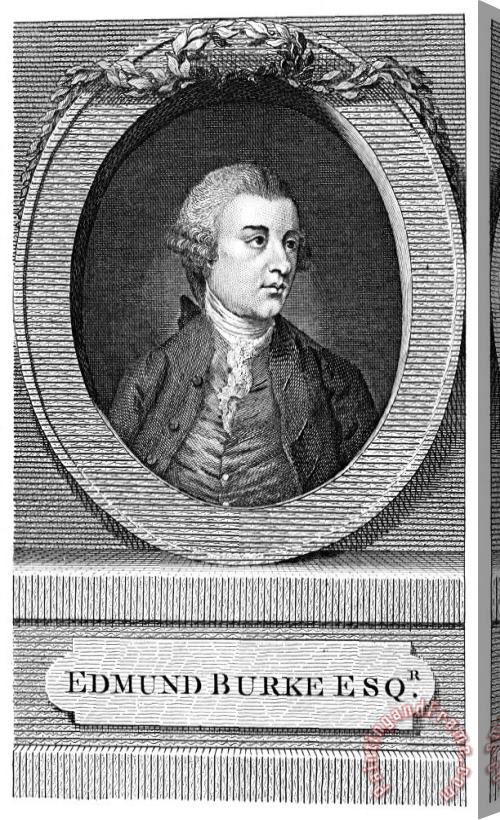 Others Edmund Burke (1729-1797) Stretched Canvas Print / Canvas Art