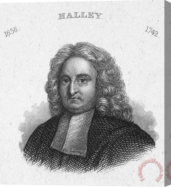 Others Edmund Halley (1656-1742) Stretched Canvas Print / Canvas Art