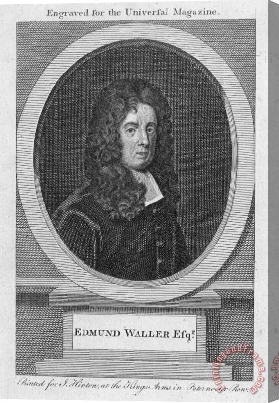 Others Edmund Waller (1606-1687) Stretched Canvas Painting / Canvas Art