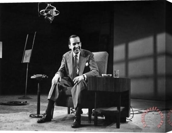 Others Edward R. Murrow Stretched Canvas Print / Canvas Art