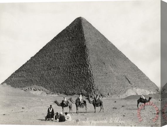 Others Egypt: Cheops Pyramid Stretched Canvas Print / Canvas Art