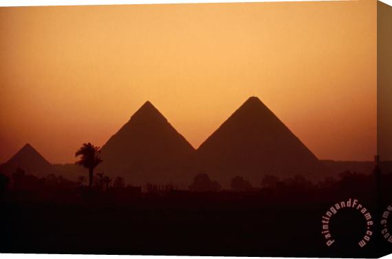 Others Egypt: Giza Pyramids Stretched Canvas Painting / Canvas Art