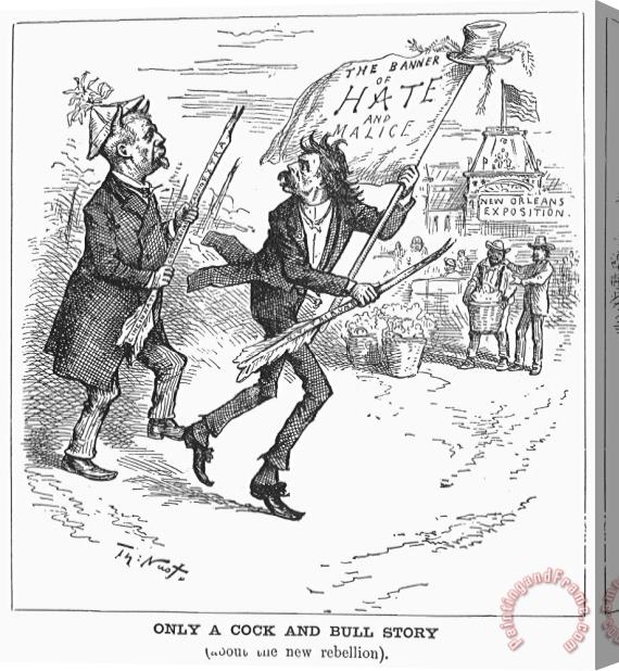 Others Election Cartoon, 1884 Stretched Canvas Painting / Canvas Art