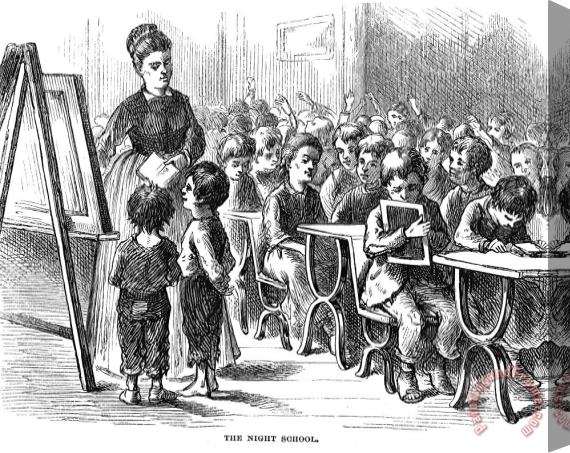 Others Elementary School, 1873 Stretched Canvas Print / Canvas Art