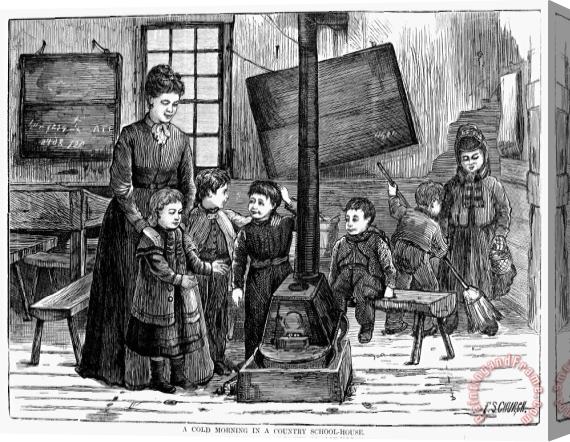 Others Elementary School, 1875 Stretched Canvas Print / Canvas Art