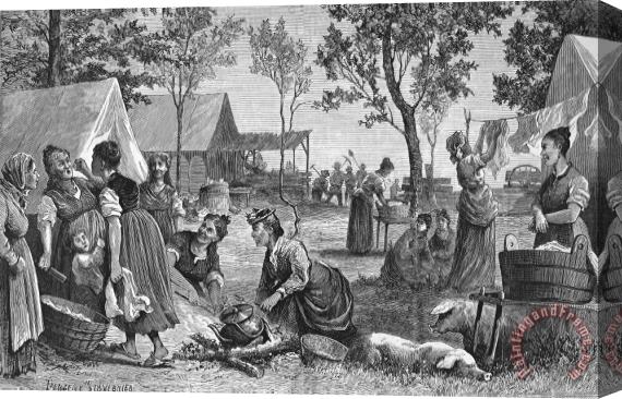 Others Emigrants: Arkansas, 1874 Stretched Canvas Print / Canvas Art
