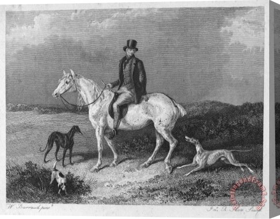Others England: Coursing, 1832 Stretched Canvas Print / Canvas Art