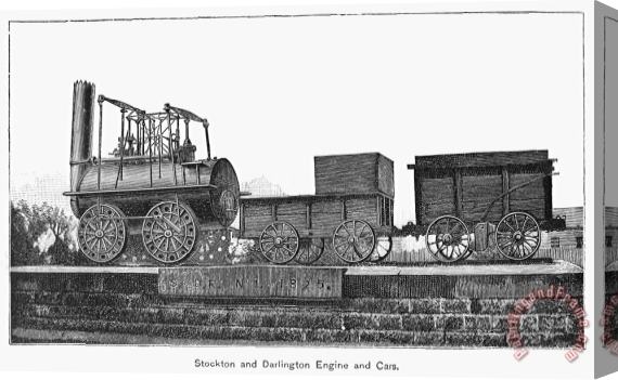 Others English Locomotive, 1825 Stretched Canvas Print / Canvas Art