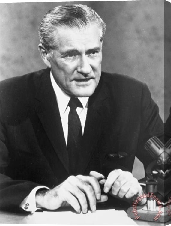 Others Eric Sevareid (1912-1992) Stretched Canvas Painting / Canvas Art