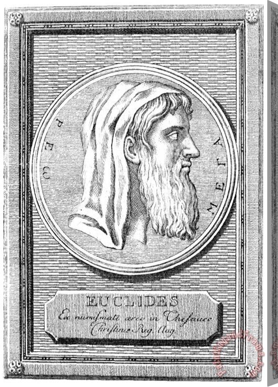 Others Euclid (fl. 300 B.c.) Stretched Canvas Print / Canvas Art