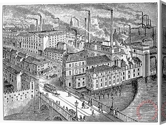 Others Factories: England, 1879 Stretched Canvas Painting / Canvas Art
