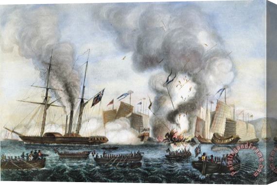 Others First Opium War, 1841 Stretched Canvas Painting / Canvas Art