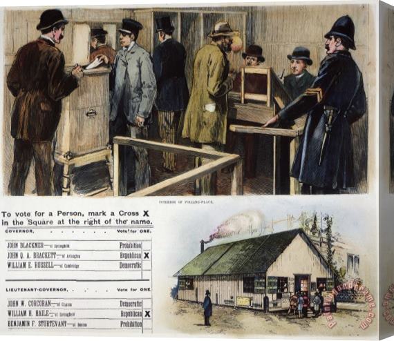 Others First Secret Ballot, 1889 Stretched Canvas Painting / Canvas Art