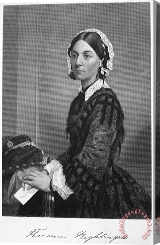 Others Florence Nightingale Stretched Canvas Print / Canvas Art