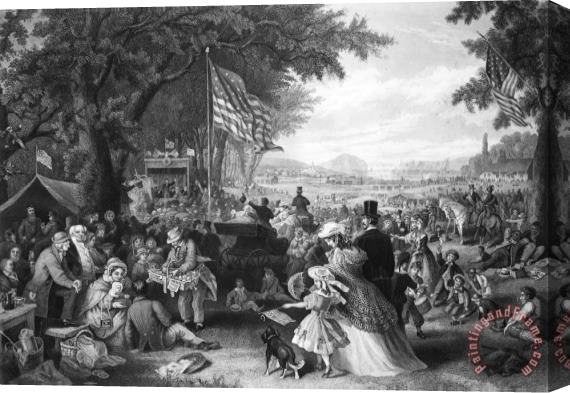 Others Fourth Of July, 1875 Stretched Canvas Painting / Canvas Art