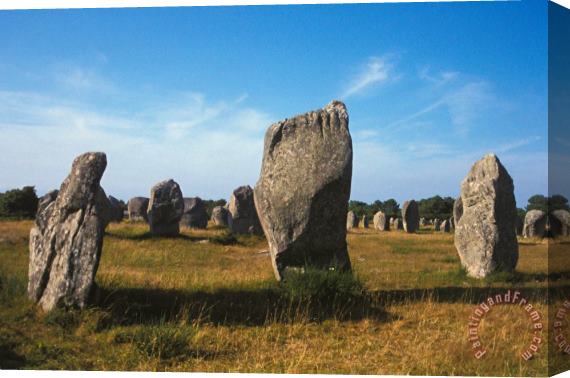 Others France Brittany Carnac Ancient Megaliths Stretched Canvas Print / Canvas Art