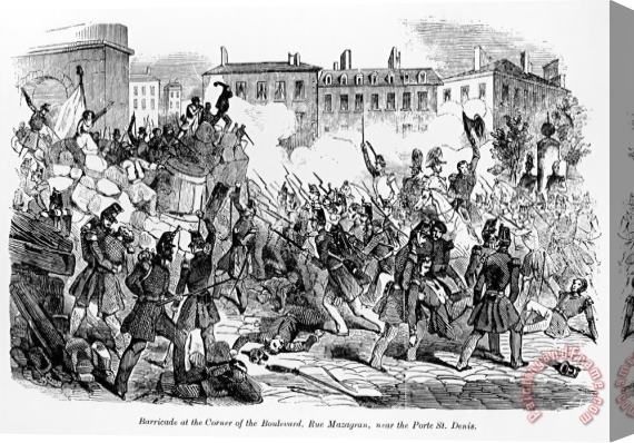 Others France: Revolution, 1848 Stretched Canvas Painting / Canvas Art
