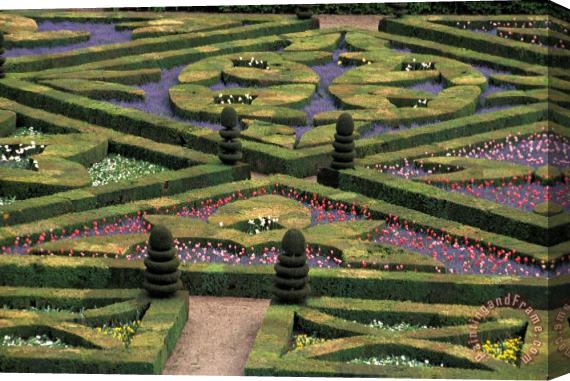 Others France Villandry Stretched Canvas Painting / Canvas Art
