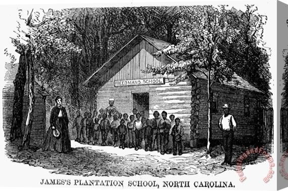 Others Freedmen School, 1868 Stretched Canvas Print / Canvas Art