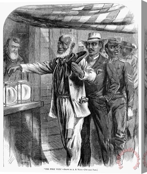 Others Freedmen Voting, 1867 Stretched Canvas Painting / Canvas Art