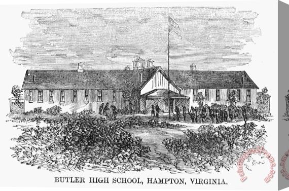 Others Freedmens School, 1868 Stretched Canvas Painting / Canvas Art