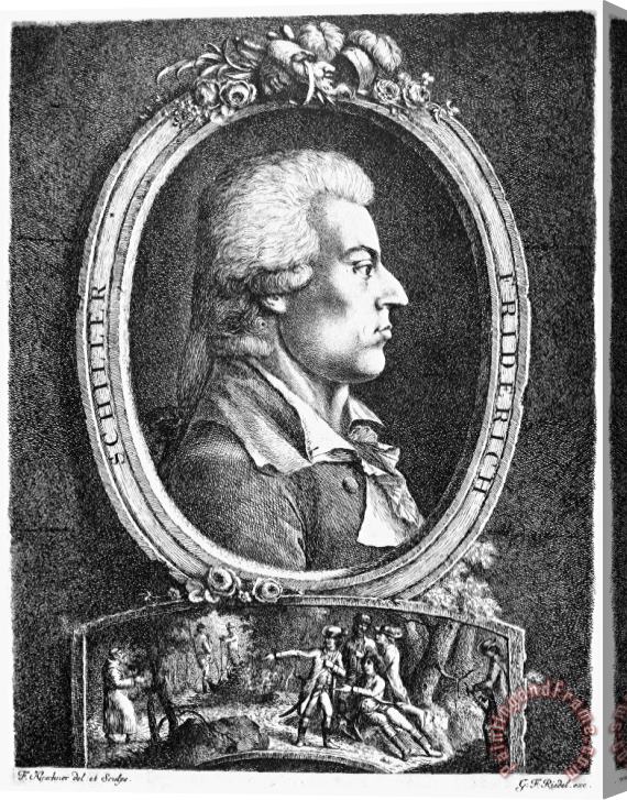 Others Friedrich Schiller Stretched Canvas Painting / Canvas Art
