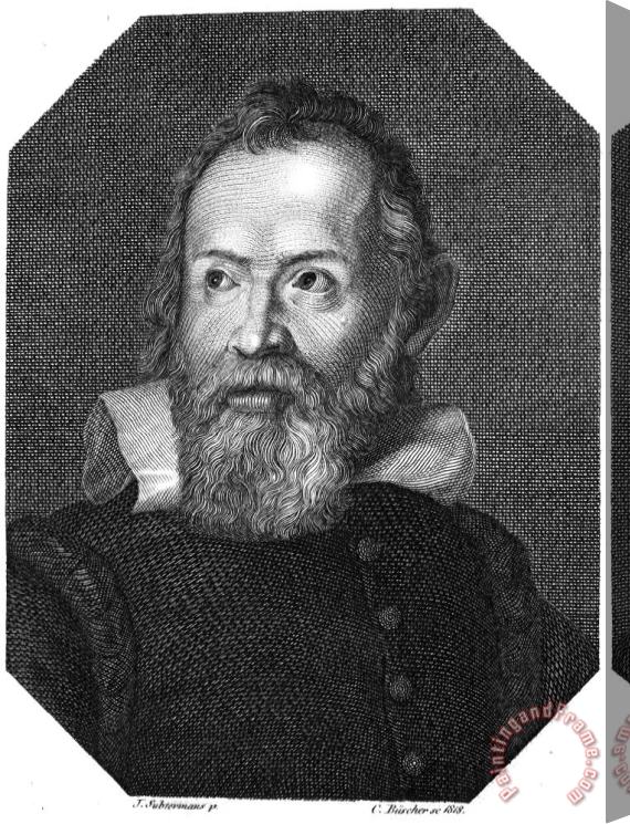 Others Galileo Galilei (1564-1642) Stretched Canvas Print / Canvas Art