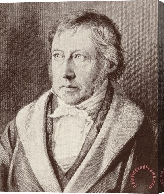 Others Georg Hegel Stretched Canvas Painting / Canvas Art