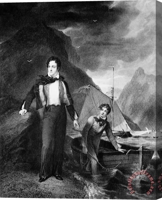 Others George Gordon Byron Stretched Canvas Painting / Canvas Art