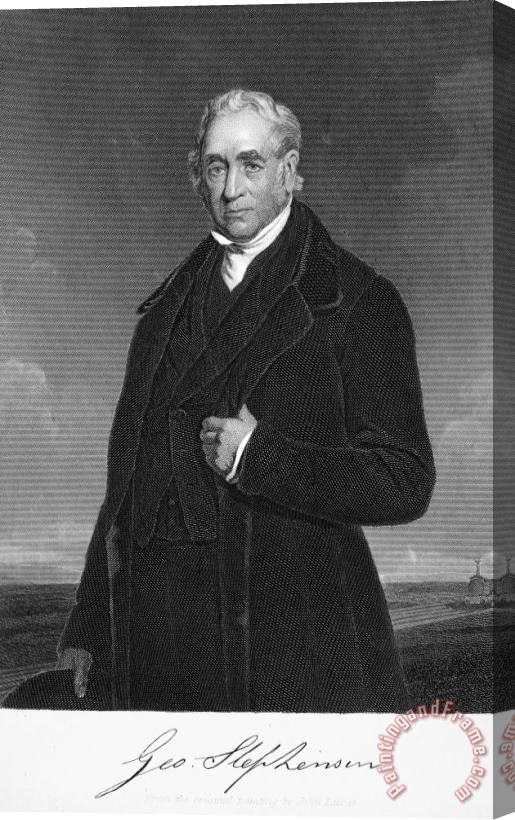 Others George Stephenson Stretched Canvas Print / Canvas Art