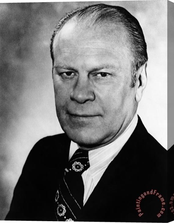 Others Gerald R. Ford (1913-2006) Stretched Canvas Painting / Canvas Art