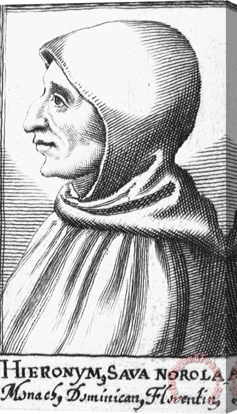 Others Girolamo Savonarola Stretched Canvas Print / Canvas Art