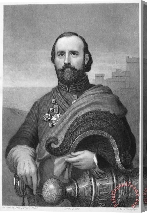 Others Giuseppe Garibaldi Stretched Canvas Print / Canvas Art