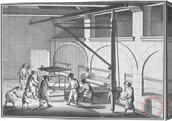 Others Glass Manufacture, 1751 Stretched Canvas Painting / Canvas Art