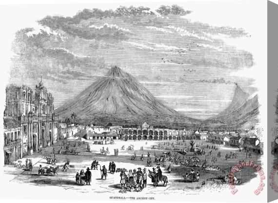 Others Guatemala City, 1856 Stretched Canvas Painting / Canvas Art