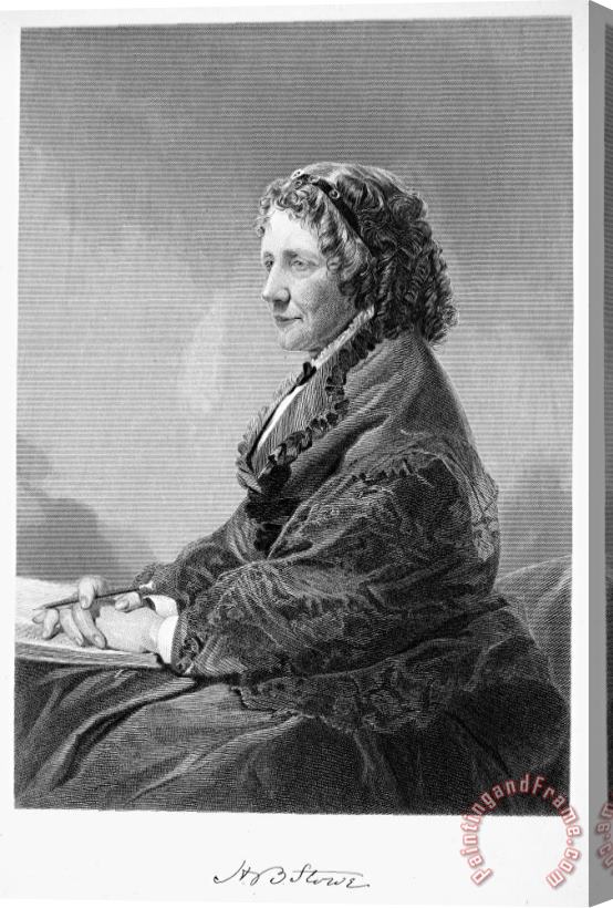 Others Harriet Beecher Stowe Stretched Canvas Print / Canvas Art